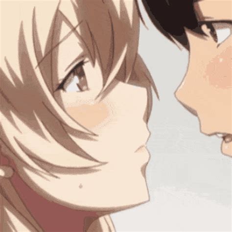 kiss gif anime|Anime kiss gif